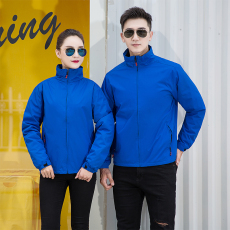 Спецодежда 春秋工作服男冲锋衣定制印logo加绒款防水防风工作服外套定做工装