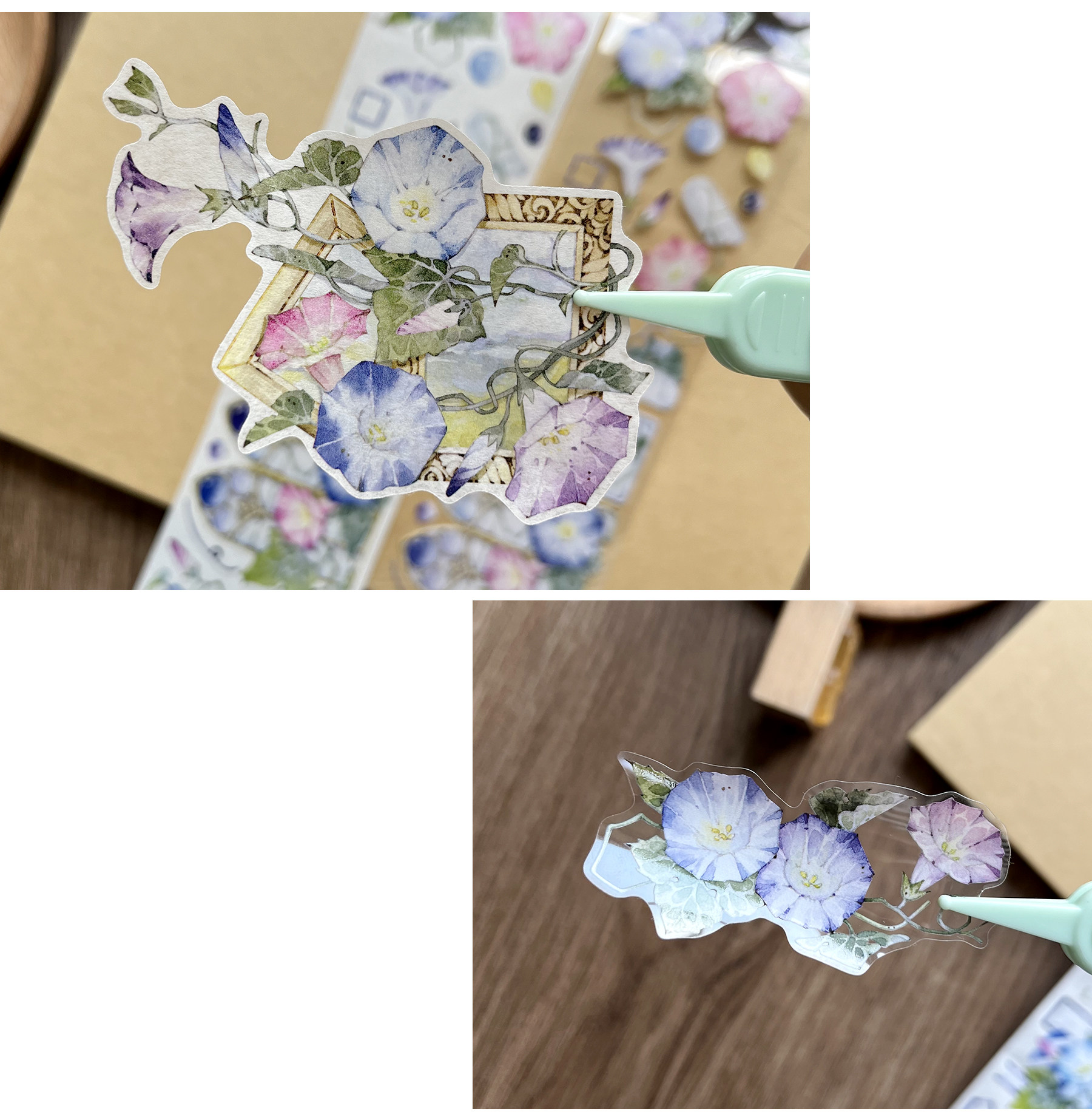 Charmante bunte Winde Wrap gestanzte Haustier bänder Handwerk liefert DIY Scrapbooking-Karte machen dekorative Plan Aufkleber – Detail 12