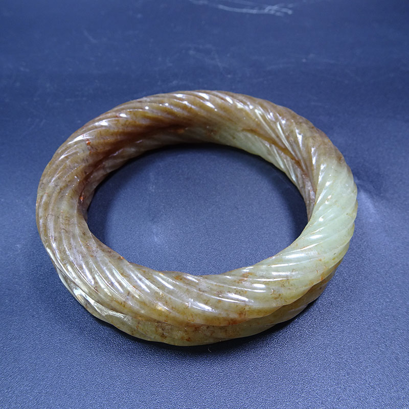 黄玉如意紋璜 玉珩 和田玉 古玉 古玉擺件 中国古玩 中国美術 唐物骨董 G1 黄玉如意紋璜 玉珩 和田玉 古玉 古玉擺件 中国古玩 中国美術 唐