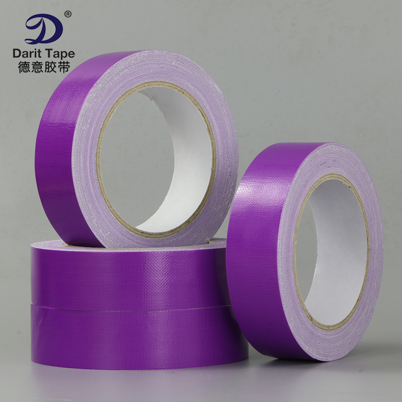 Purple cloth DIY decorative tape wedding seam waterproof super-strong adhesive carpet plate single side tape 1-2-3-4-5