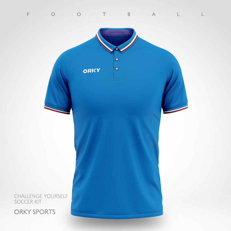 ORKY Woocao Custom POLO shirt male turn T-shirt Sport football Playing Speed Dry Booking Short Sleeve Blouse Summer