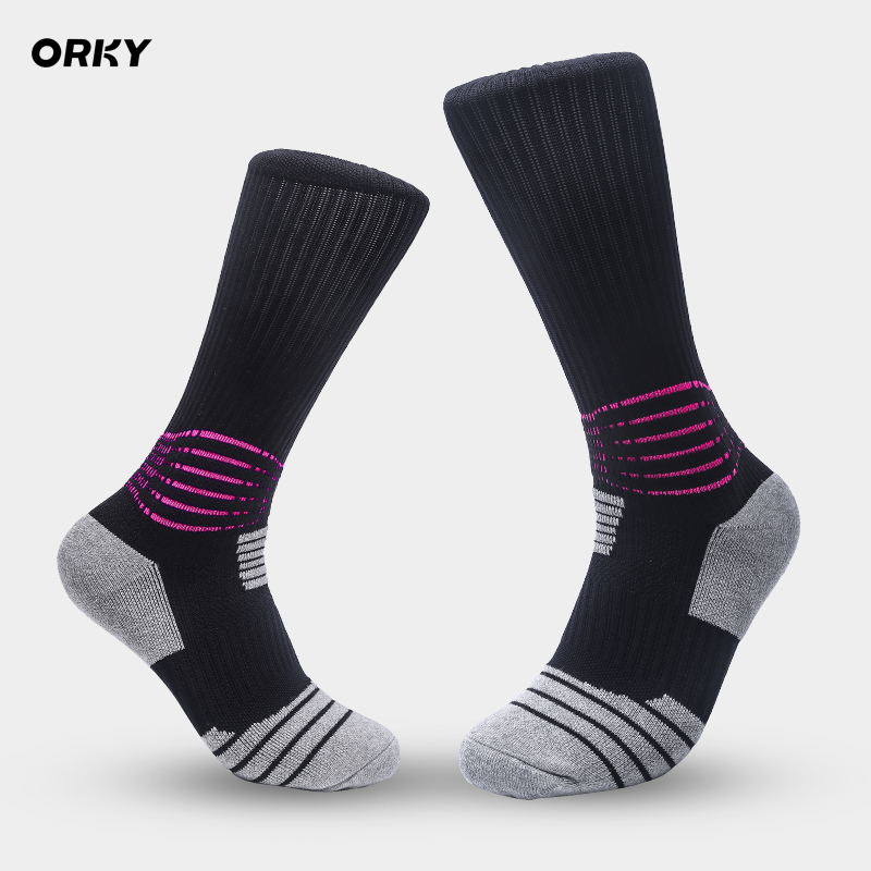 Orky Vocai New Football Socks Men's Training Competition Non-slip Towel Bottom Divine Socks Midcylinder Short Drum Basketball Socks