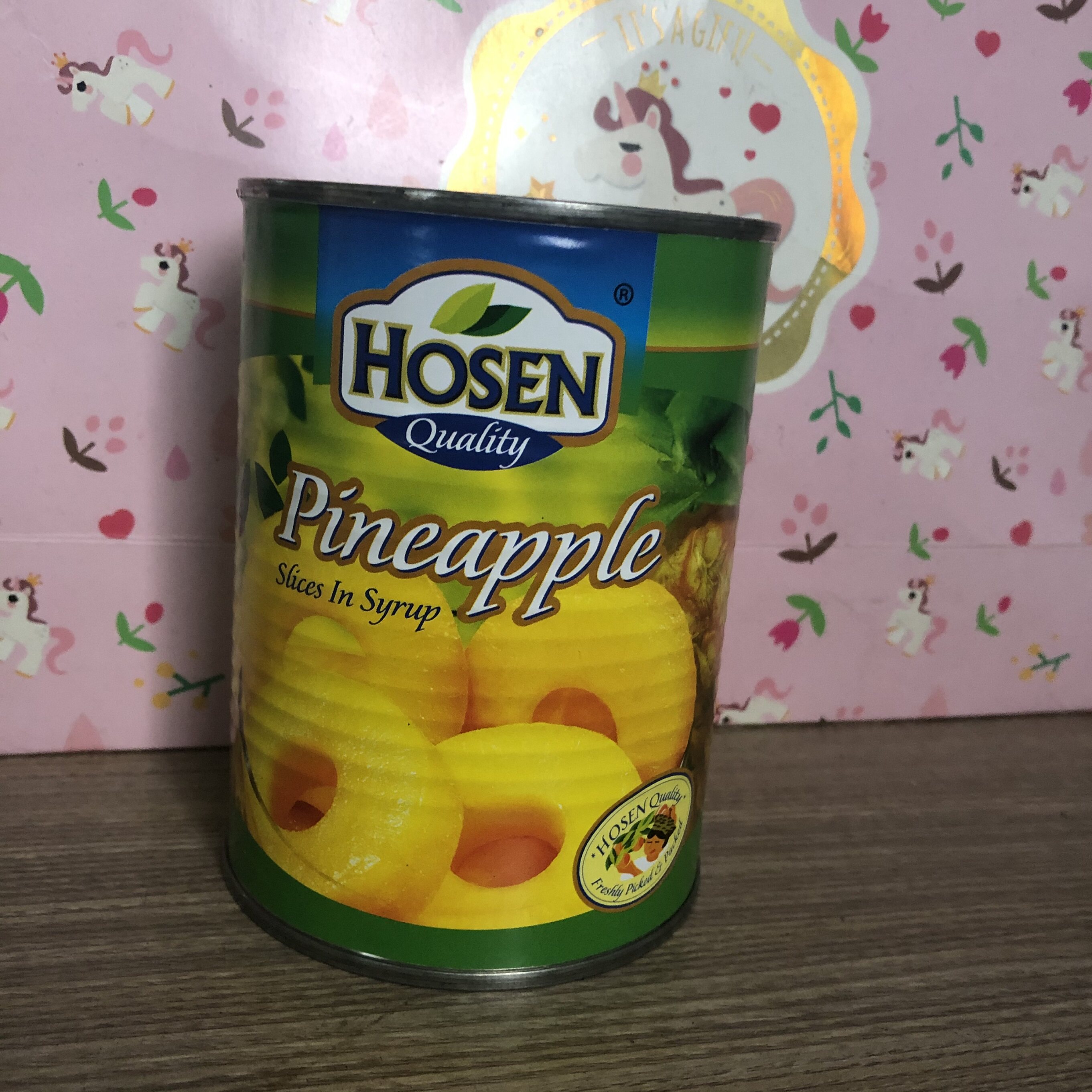 Four Crowns original Thai imported pineapple round slices canned good pineapple slices canned fruit 565g