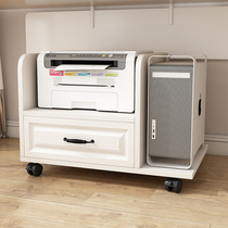 Modern Desktop Computer Host Placing Cabinet Table Lower Printer Shelf Floor Case Storage Machine Tomain Enclosure