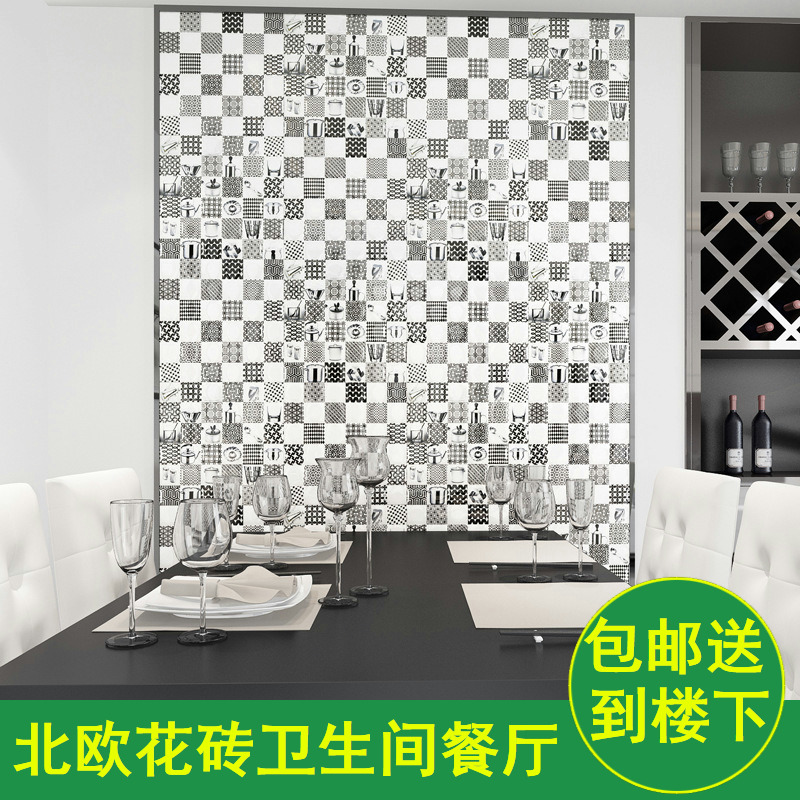 European style Art Stereo Flower Interior wall kitchen pattern 300 tile makeup room wall tile brick brick