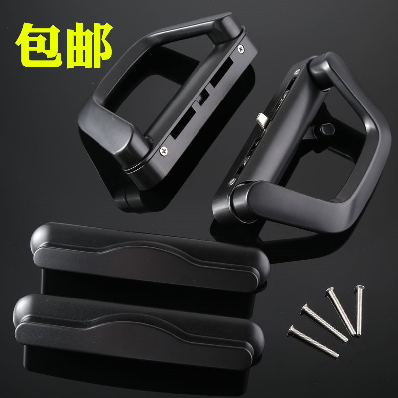 Wardrobe side-by-side sliding door kitchen partition balcony door handle lock bilateral luxury butt lock sliding door lock