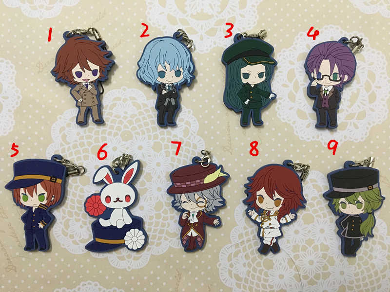 日單散貨明治東京戀伽菱田春草泉鏡花橡膠掛件