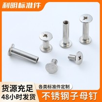 304 ledger nails stainless steel high-end locking pins kettle rivets diameter 5-M4 pins