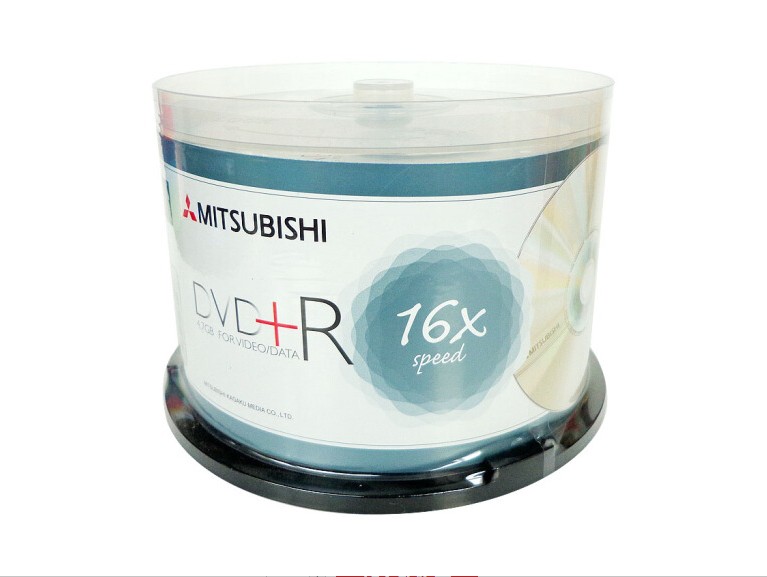 Mitsubishi DVD Burning Disc 4 7G Blank Burn Disc surface DVD R Mitsubishi 50 Sheet Barrel Blank Disc