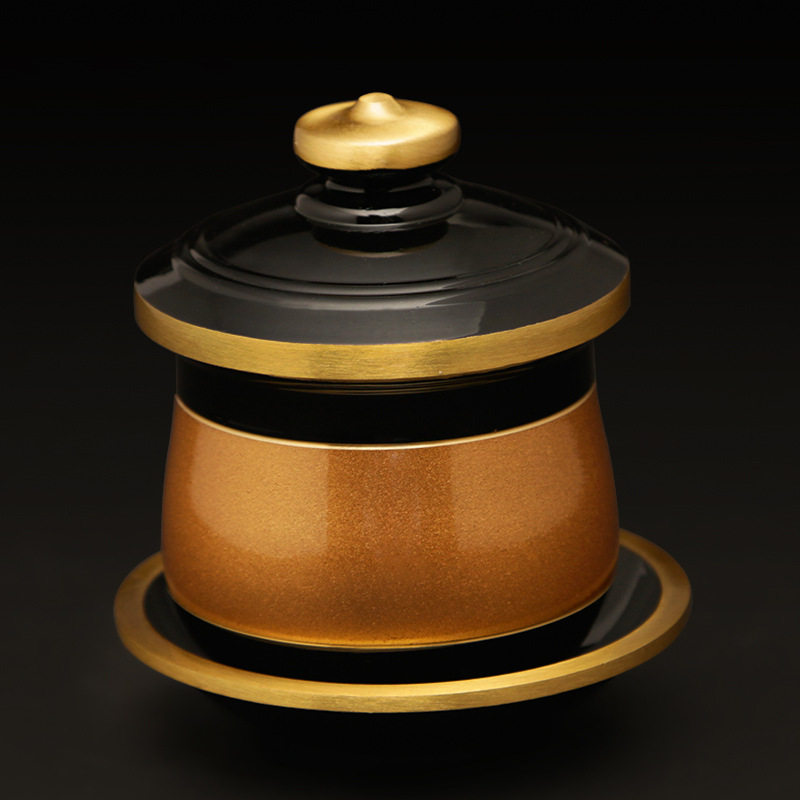 For Sacred Water Glass Palace View Temple Home God Altar Water Supply Water Purification for bicolor cup pendulum 0738