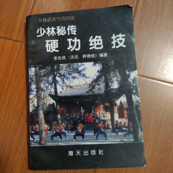 少林秘传硬功绝技李吉成1994老版旧书武术气内功书金钟罩铁裆功