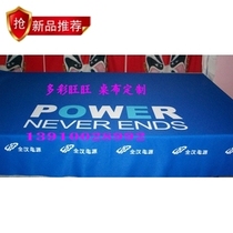 Advertising Conference Tableclob Print Custom Logo Plots promotional Tubb Events Exhibition rectangular table group of printed words