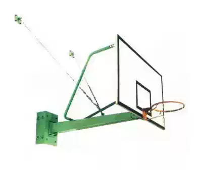 Hanging basketball stand with glass fiber rebound non-transparent basketball board hanging wall type column raised type