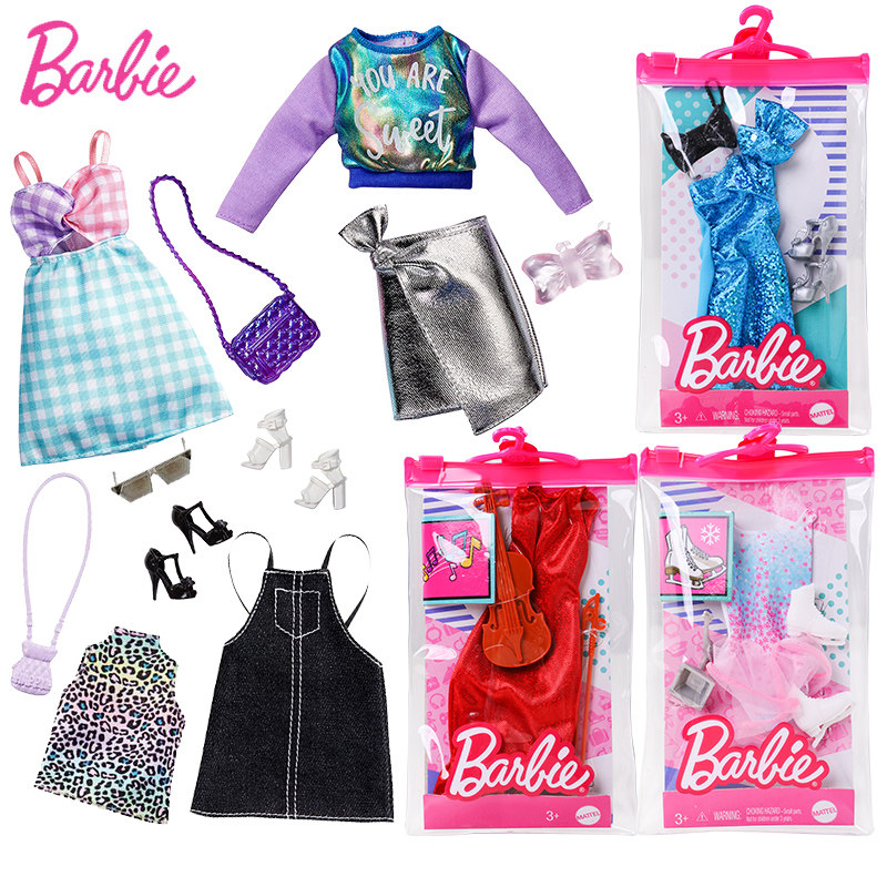 barbie Barbie Barbie Doll's clothes shoes pants dress fashionably wearing accessories dress 30cm doll