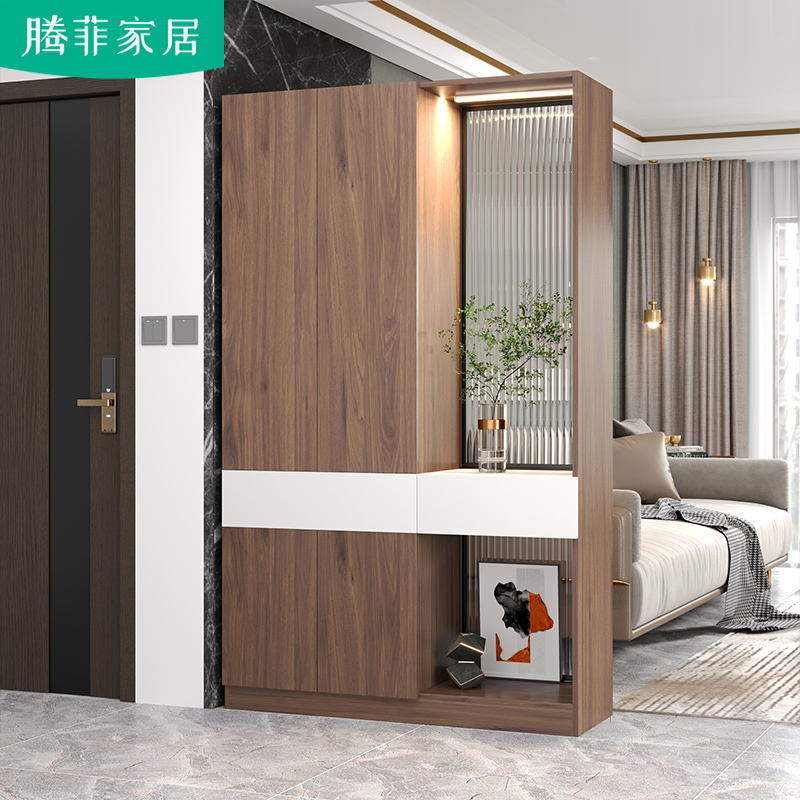 Light luxury to the seat room partition frame screen shoe cabinet in one-one wine cabinet modern minimalist decoration cabinet