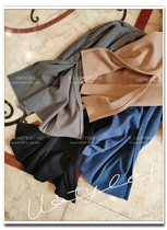 rb tightness waist lacing straight through open fork casual pants 4 color in