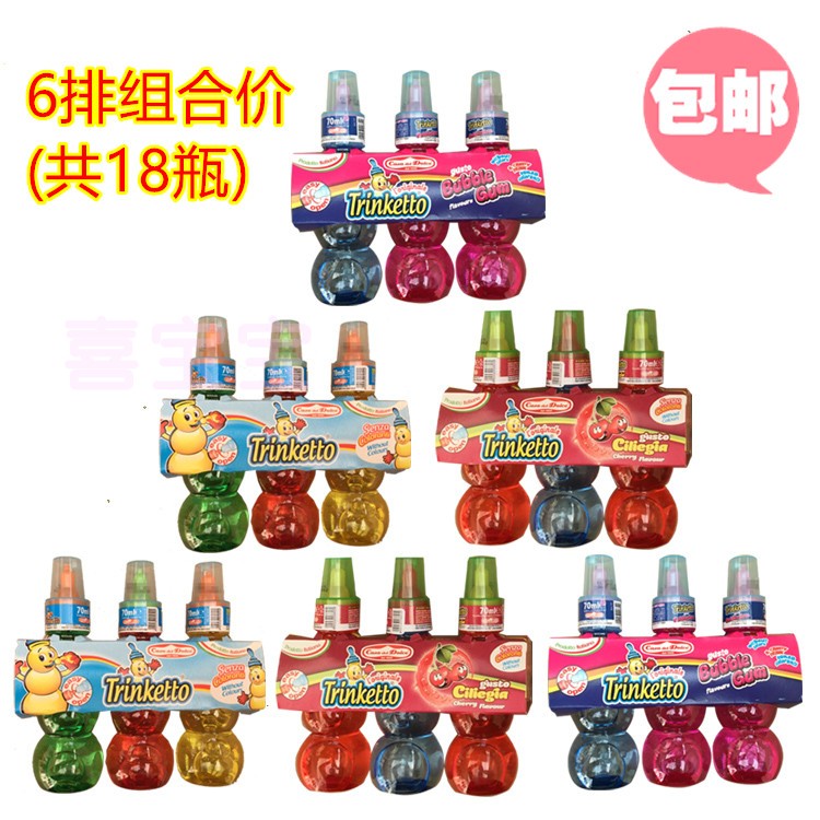 Italy Casa del Dolce Casa del Dolce Pro Kaille children's fruity drink 70ml*3 bottles*6 rows