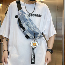 Rolled chest bag tide mobile phone backpack boys pocket dyed bag bag men shoulder camouflage mini bag