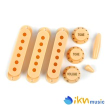 STSQ Electric guitar volume tone control knob adjustment cap Potentiometer Rocker cap Single turn pickup housing