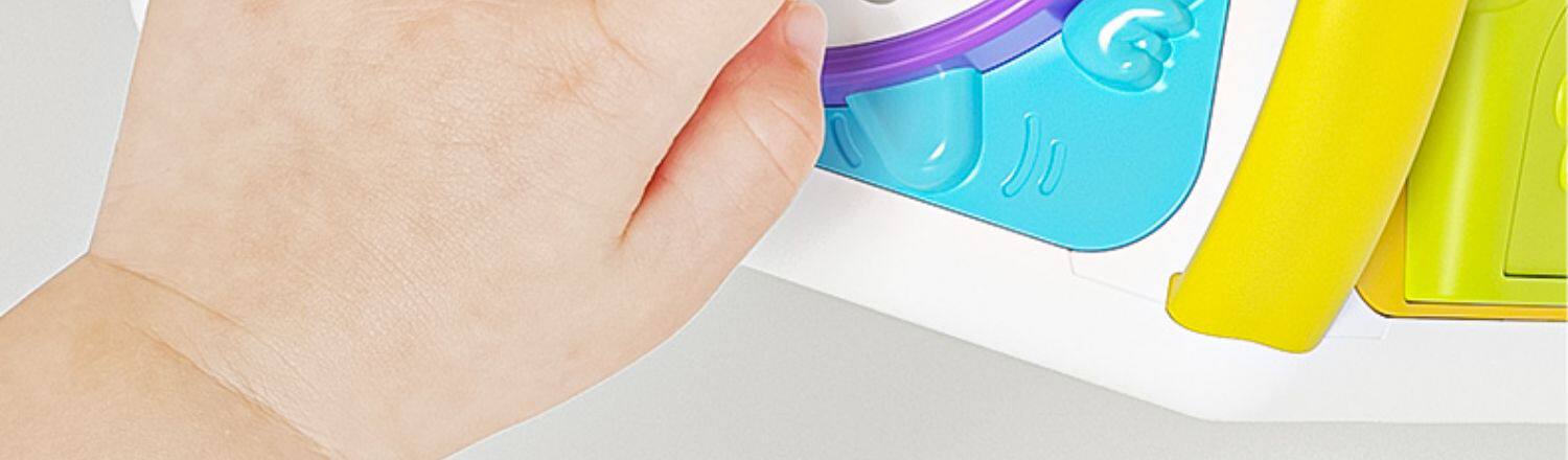 Детские обучающие компьютеры, электронные плакаты 汇乐六面体婴儿玩具手拍鼓0-1岁多功能早教百宝箱拍拍鼓周岁礼物 HOT