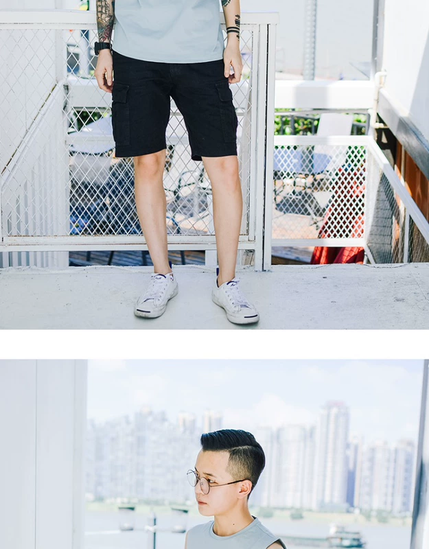 [UNIQUE HOME] áo thun không tay vai cotton cotton cỡ nhỏ nam trung tính LES đẹp trai T mặc vest rộng vai áo ba lỗ nam form rộng