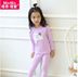 恩 Đồ lót trẻ em của Ai Lala cho bé gái mùa xuân và mùa thu lycra cotton quần mùa thu cotton áo len nhà bộ đồ giữ nhiệt cho bé Quần áo lót