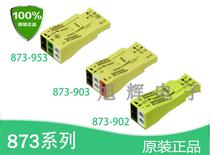 WAGO Germany Wanke 873-902 lighting 2 in 4 out LED lamps plug-in male and female to plug-in terminal original