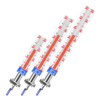 Magnetic flap liquid level meter with far spread panel floating ball Magnetic alarm switch bobsled water level Electronic 304 stainless steel