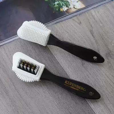 Lifa KUFENBERG frosted leather sheepskin special copper wire shoe brush dual-purpose shoe brush