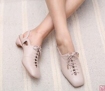 499 Special German KUFENBERG Gu Fang Boge 9712 Adjustable Upper Full Leather Mid-heel Sandals