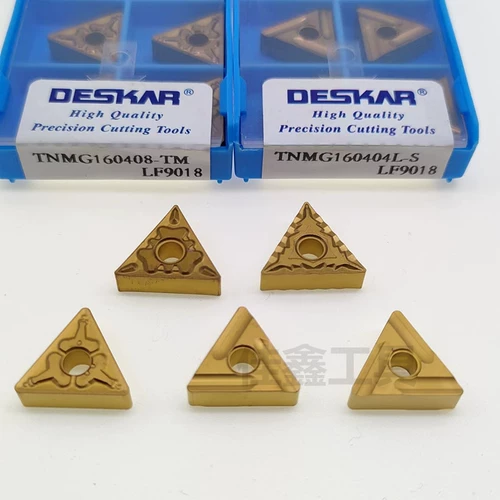 Daska CNC Blade TNMG160404/08R-S L-S TM HQ CQ LF9018 Желтая стальная деталь