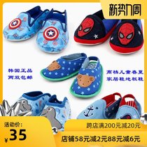  Deal with clearance half price Korean Spiderman kindergarten childrens indoor floor support shoes Boys home shoes
