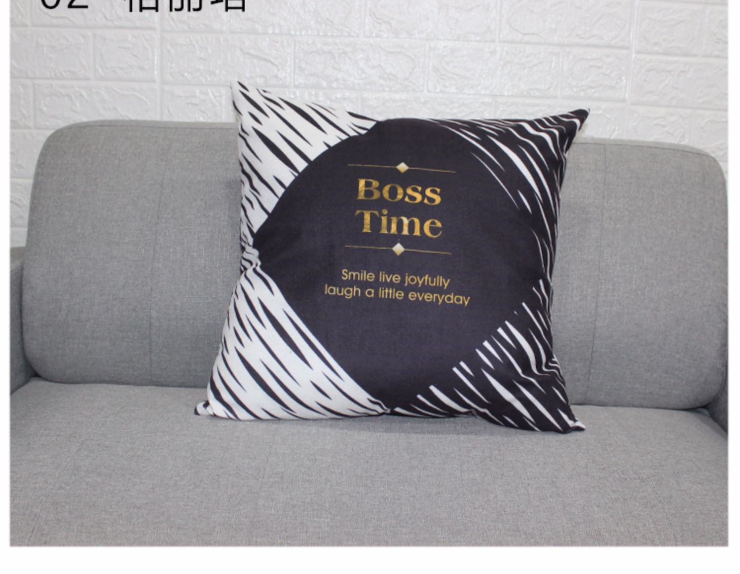 Mới hiện đại tối giản Bắc Âu đá cẩm thạch đen sofa vàng gối flannel hai mặt đệm văn phòng tùy chỉnh - Trở lại đệm / Bolsters bộ chăn gối ngủ văn phòng giá rẻ