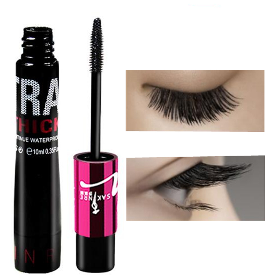 Authentic Shaqili 3069 Barbie bạc ngôn ngữ bí mật ghép mascara lụa dài cong dày không dễ bị nhòe - Kem Mascara / Revitalash chuốt mi missha 4d