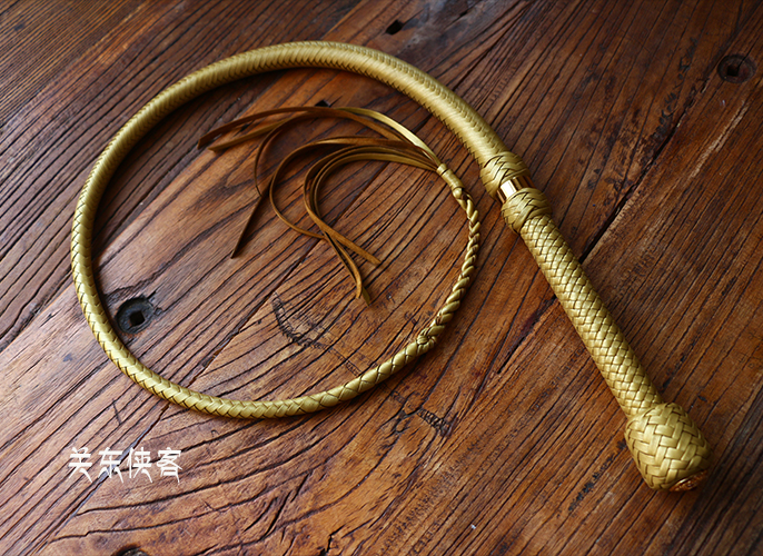 Golden Kangaroo Bullwhipp Off-Man Artisanal Leather Whip to teach single whip horse whip (limited amount) -Taobao