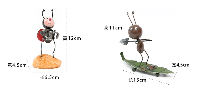 Sáng tạo dễ thương rèn sắt đồ trang trí nhỏ phòng khách TV tủ rượu tủ trang trí nhà phòng trang sức nhỏ hiển thị