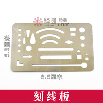 Model lettering plate] Taiwan 9SEA Jiuyang stainless steel system up to military model Engraving Aid