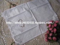 Un seul canapé blanc pur unique en forme de poche en forme de coeur un canapé en tissu de table de serviettes de table une serviette en tissu de tissu multifonctionnel