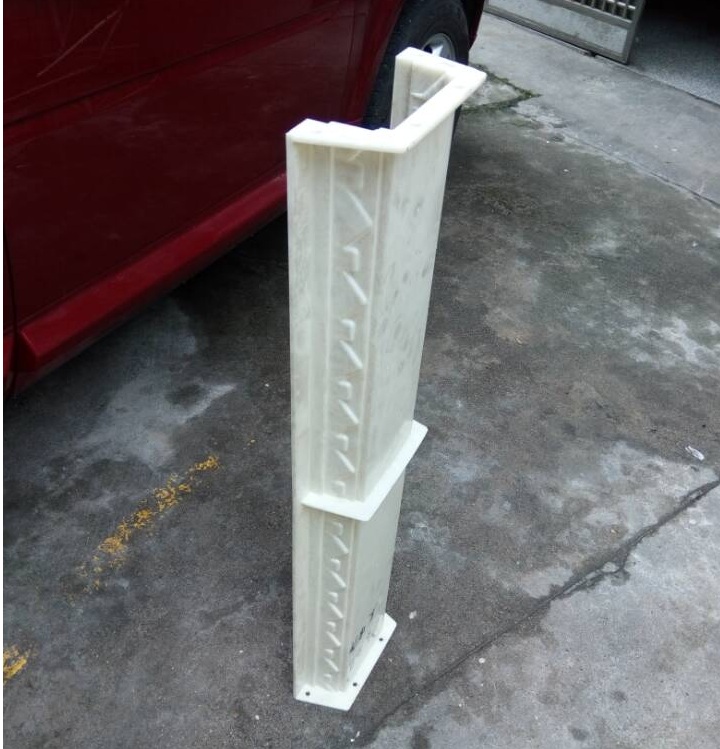 Manufacturer direct selling European-style cement components Roman column molds prefabricated balcony vases plastic-steel construction guard rails