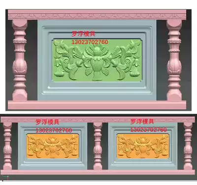 Factory direct GRC European cement components Roman column mold plastic steel mold balcony guardrail board mold