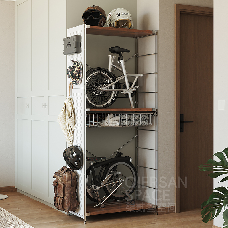 Bicycle Rack Pegboard Storage Rack Folding Bike Organizer Large and Small Bike Rack Storage Rack Floor-Standing Display Cabinet Bicycle Rack Pegboard Storage Rack Folding Bike Organizer Large and Small Bike Rack Storage Rack Floor-Standing Display Cabinet