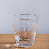 Glass creative restaurant transparent heat-resistant water Cup household hammer Cup wash cup