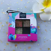 Bán trước Vương quốc Anh mua khay phấn mắt bốn màu NYX Đèn kim loại / Mát / phấn màu