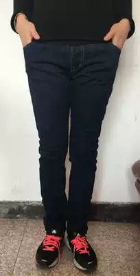 Trade day single maternity pants Spring and Autumn wear slim pipe pants jeans thin stretch belly pants long pants wear