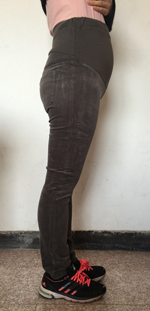 Foreign Trade Day Single Pregnant Women Pants Spring Autumn Clothing PIPE PANTS FINE LIGHT CORE SUEDE ELASTIC SUEDE PANTS LONG PANTS EXTERNAL WEAR