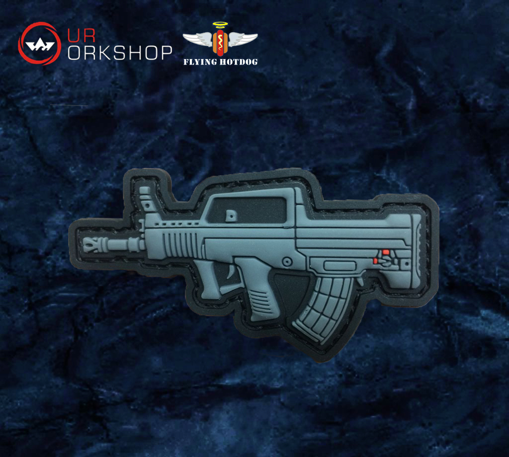 (Drunk) OurWorkshop Q version weapons chapter 95 style original flavor version arm badge PVC morale badge Magic sticker