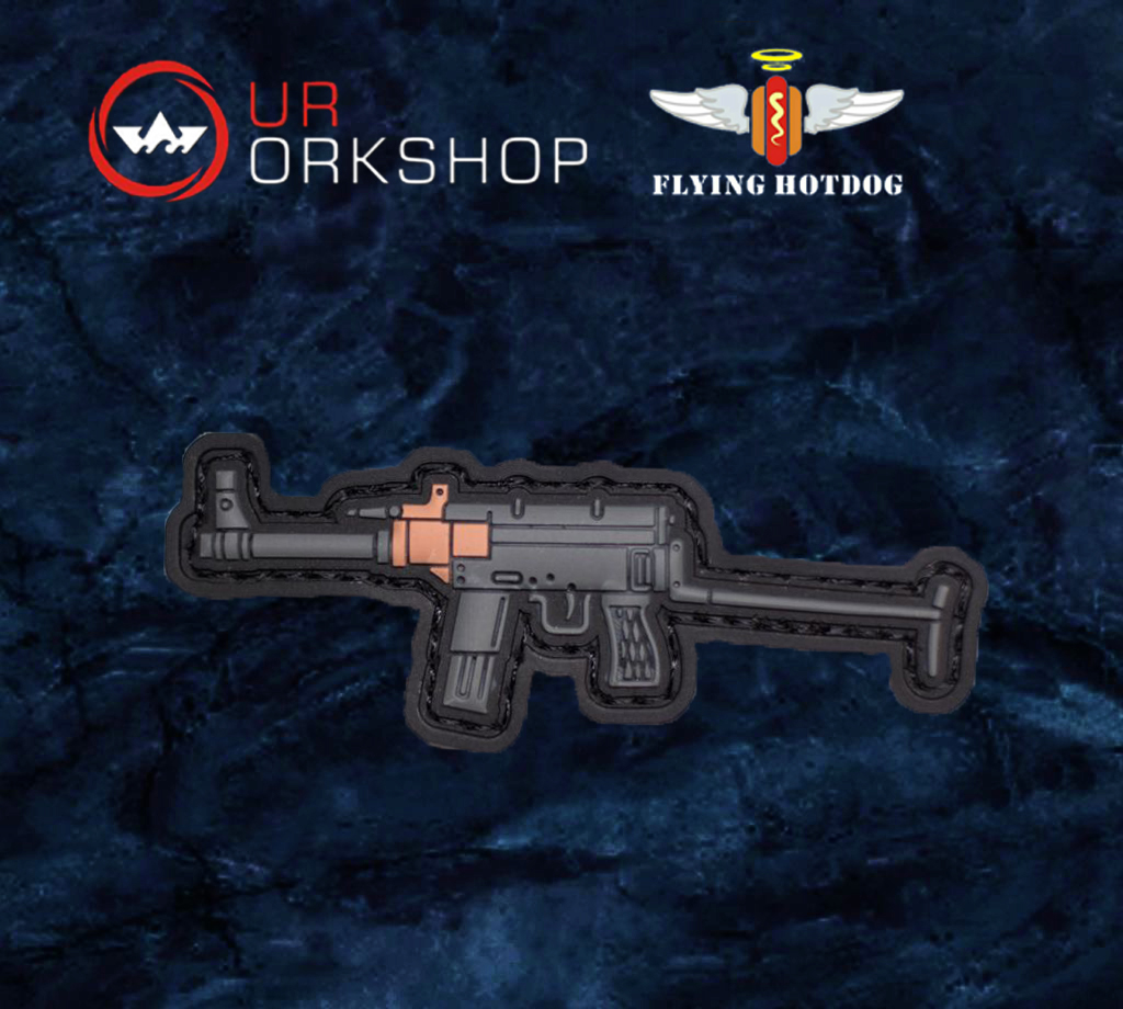 (Drunken Meow) OurWorkshop Q-version weapon chapter 79-style armband PVC morale chapter Velcro