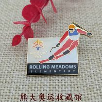 Winter Olympics ski jumping Winter Olympics aerial skills skiing Winter Olympics sponsor DHL Express badge