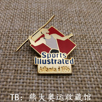  Atlanta Olympic Games Baseball Tennis Gymnastics Uneven Bars Javelin Swimming Centennial Olympic Badge