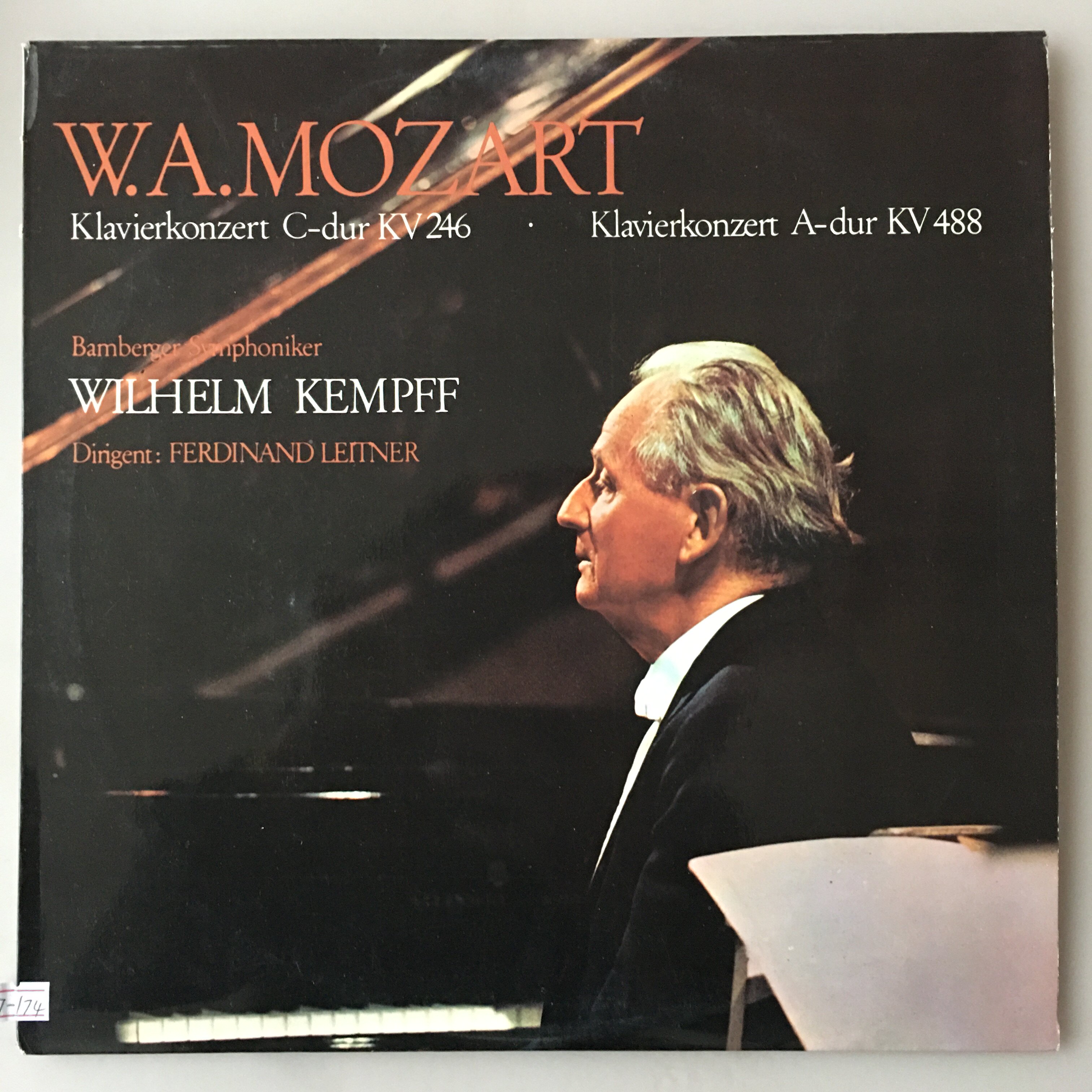 1-11 Mozart PIANO MOZART klavierkonzert c dur KV 246 unsealed LP